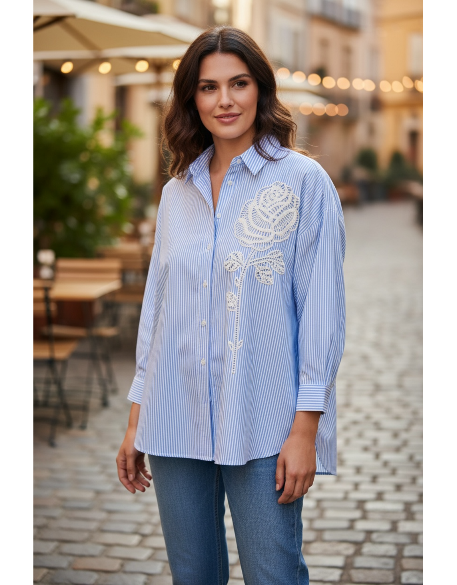 Parijs Bloes Florence stripe