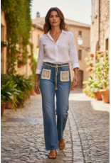 Brussel Broek Crochet denim