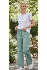 Brussel Broek watergroen met elastiek