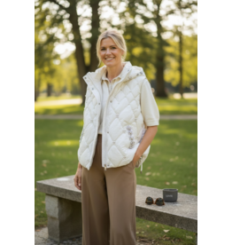 Brussel Bodywarmer pearl luxe