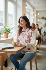 Italie Trui Rosy garden