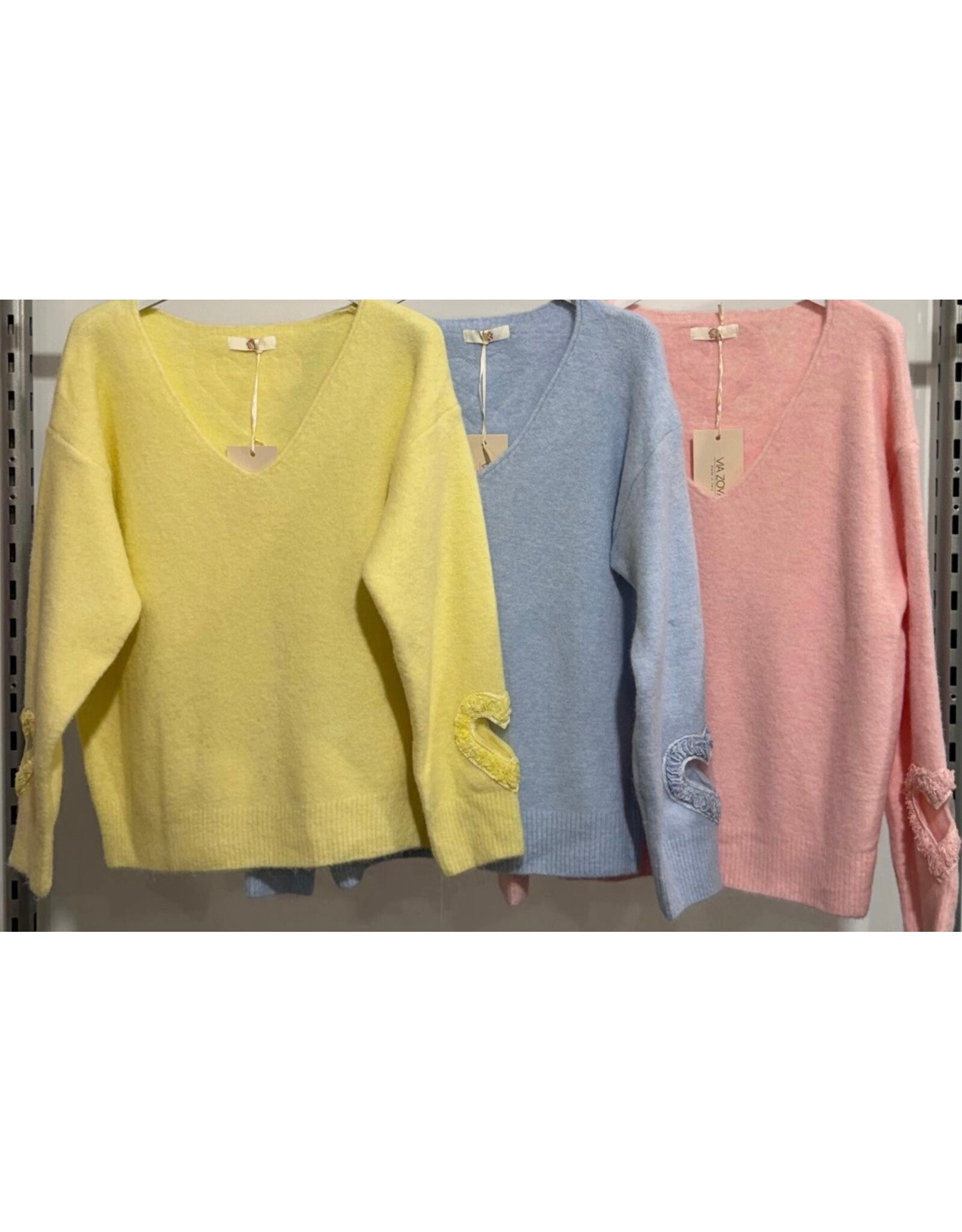 Brussel Trui Julie love geel