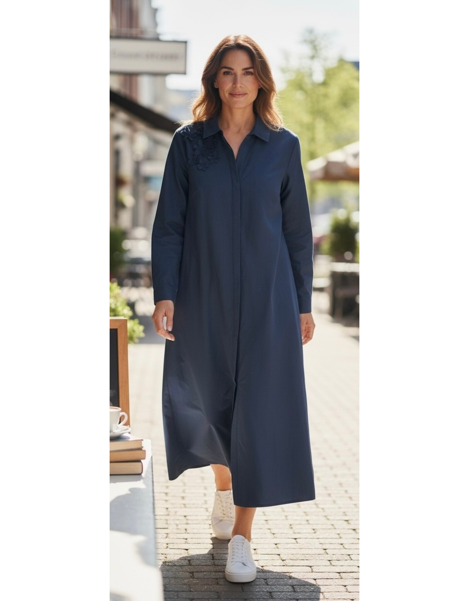 Cream Kleed Isabelle navy