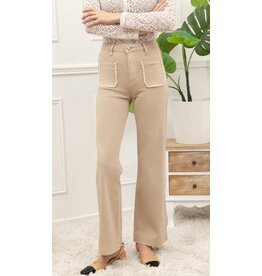 Parijs Broek Folyrose met steentjes