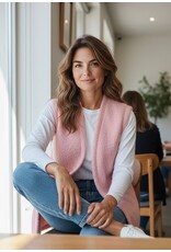 Parijs Gilet/debardeur zalmroze