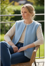 Parijs Gilet/debardeur blauw