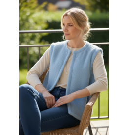 Parijs Gilet/debardeur blauw