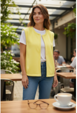 Parijs Gilet/debardeur geel