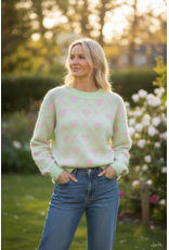 Parijs Trui Pastel heart