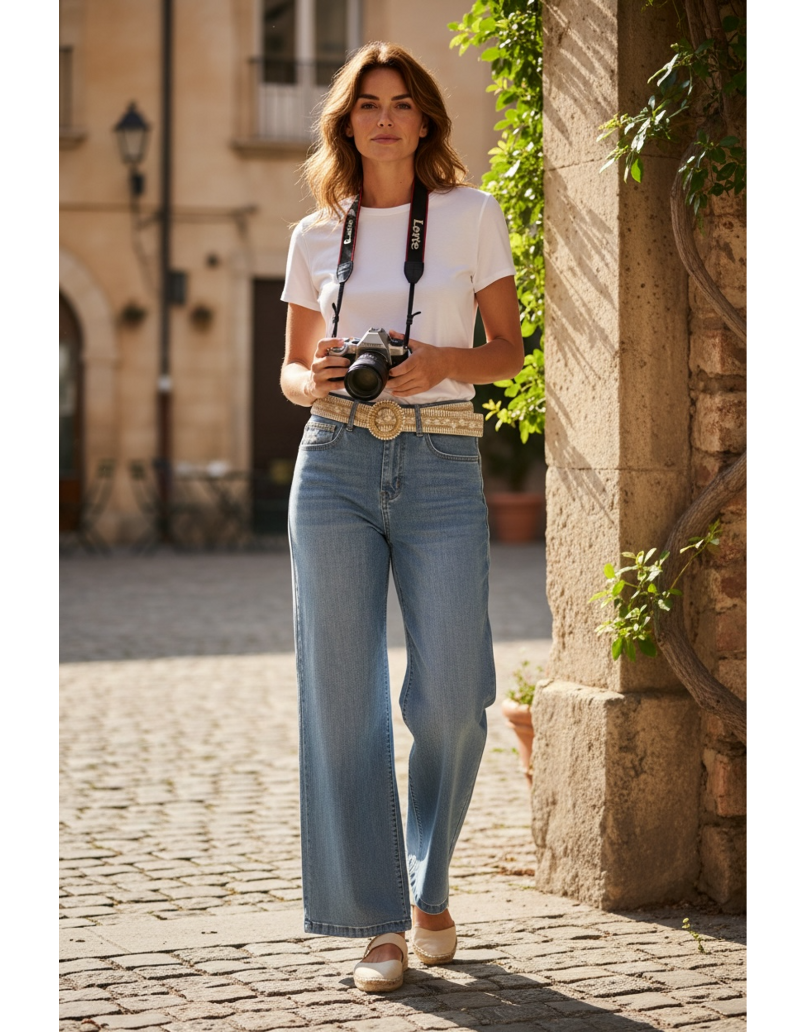 Parijs Broek Zac en Zoe met bloem