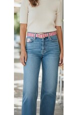 Parijs Broek Zac en zoe roze riem