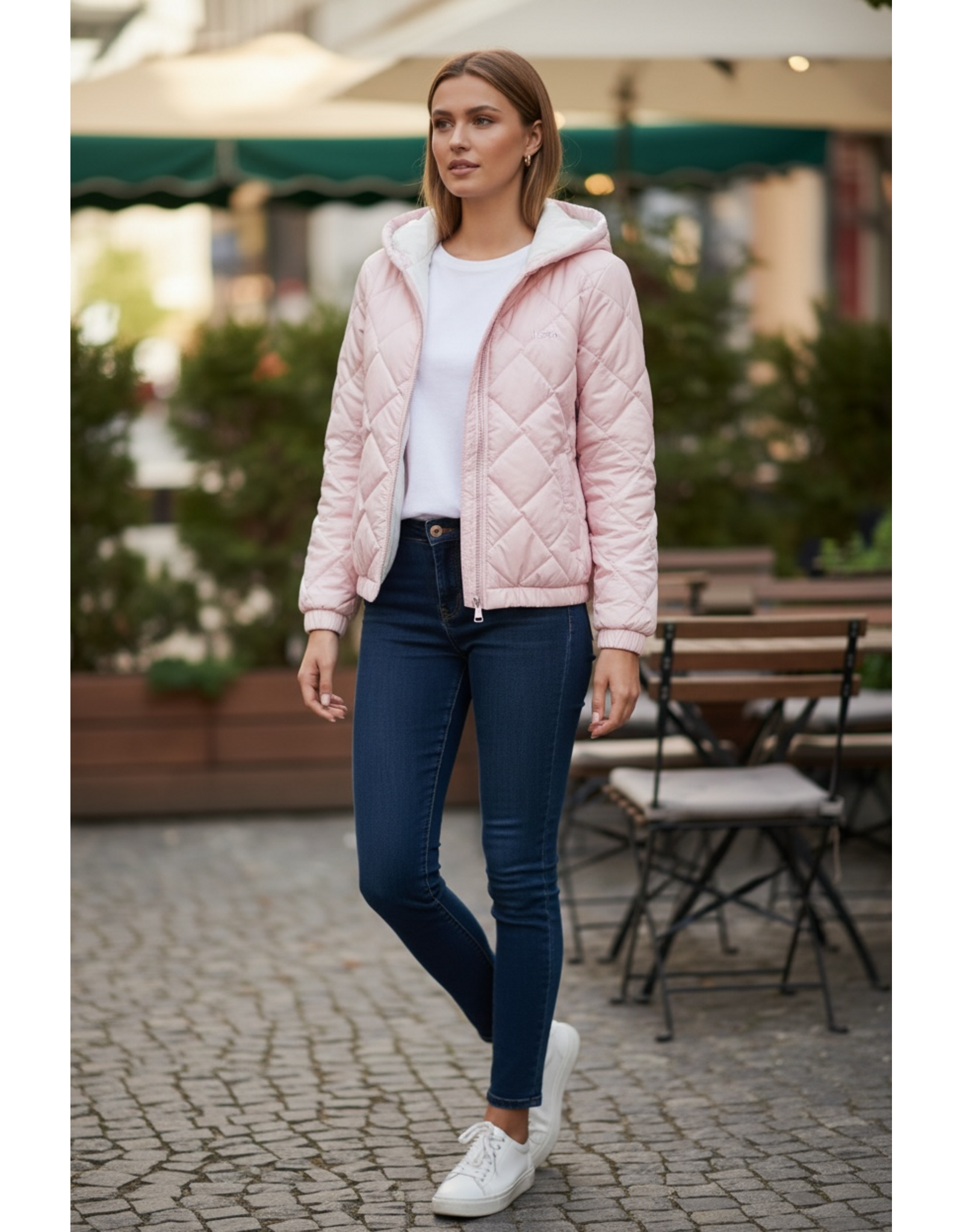Brussel Jas soft pearl roze
