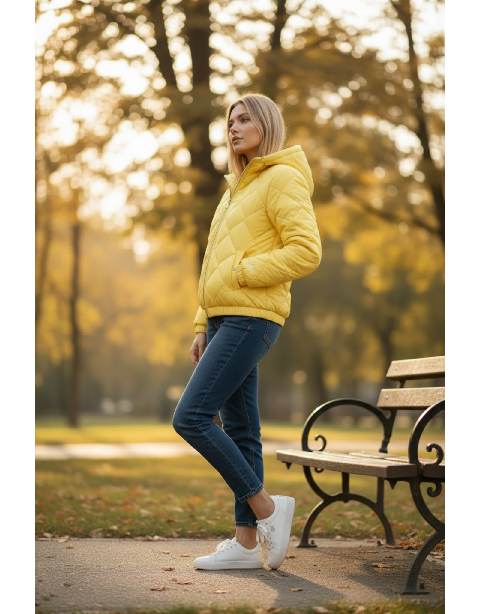 Brussel Jas pearl geel