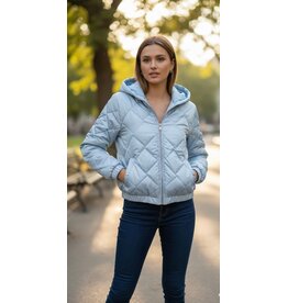 Jas soft pearl blauw