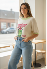 Italie Trui strawberry/Matcha