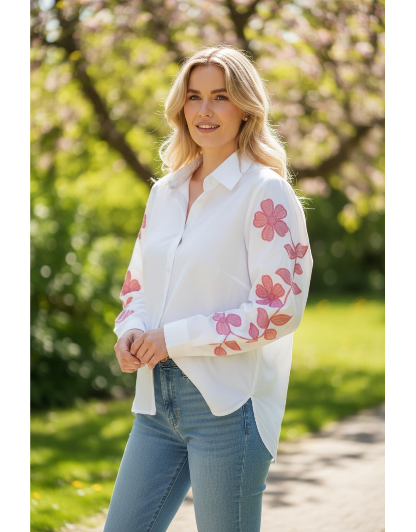 Parijs Bloes fleur rose