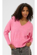 Kaffe Trui Niel V fushia
