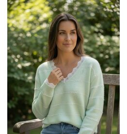 Brussel Trui belle douce groen