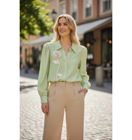 Parijs Bloes Mint Rose