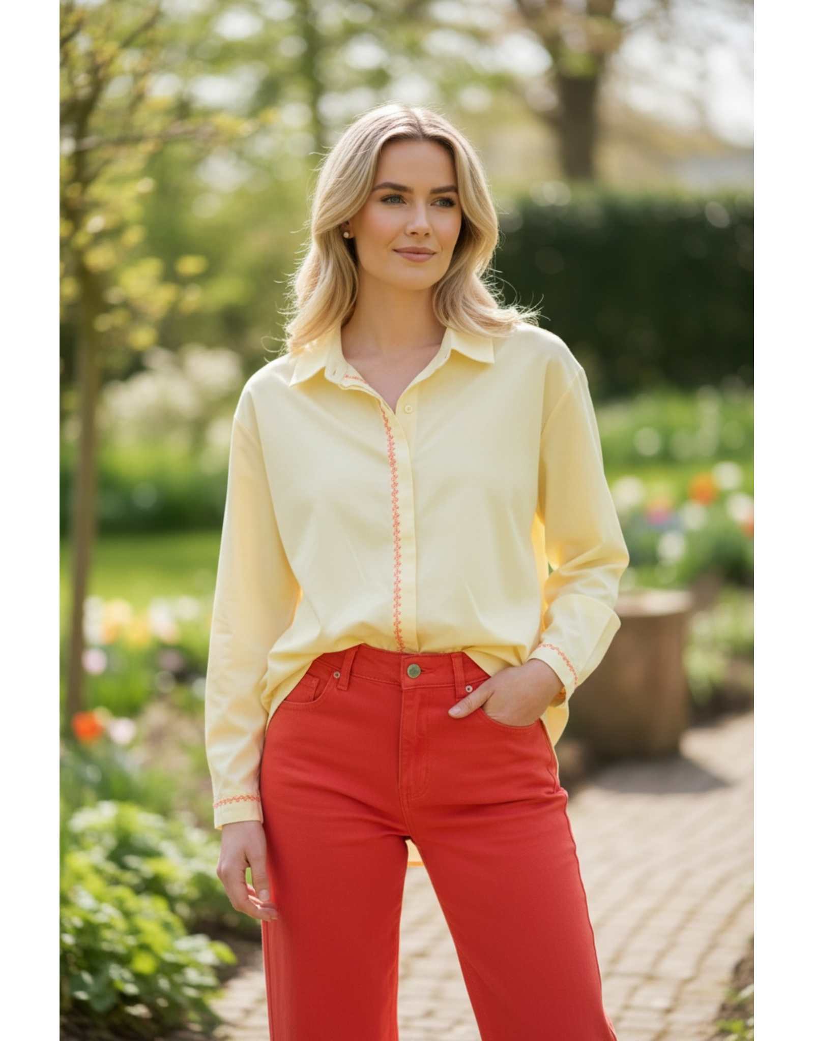 Parijs Bloes Sienna geel