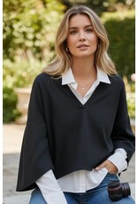 Allerlei Bloes Baronne donkerblauw