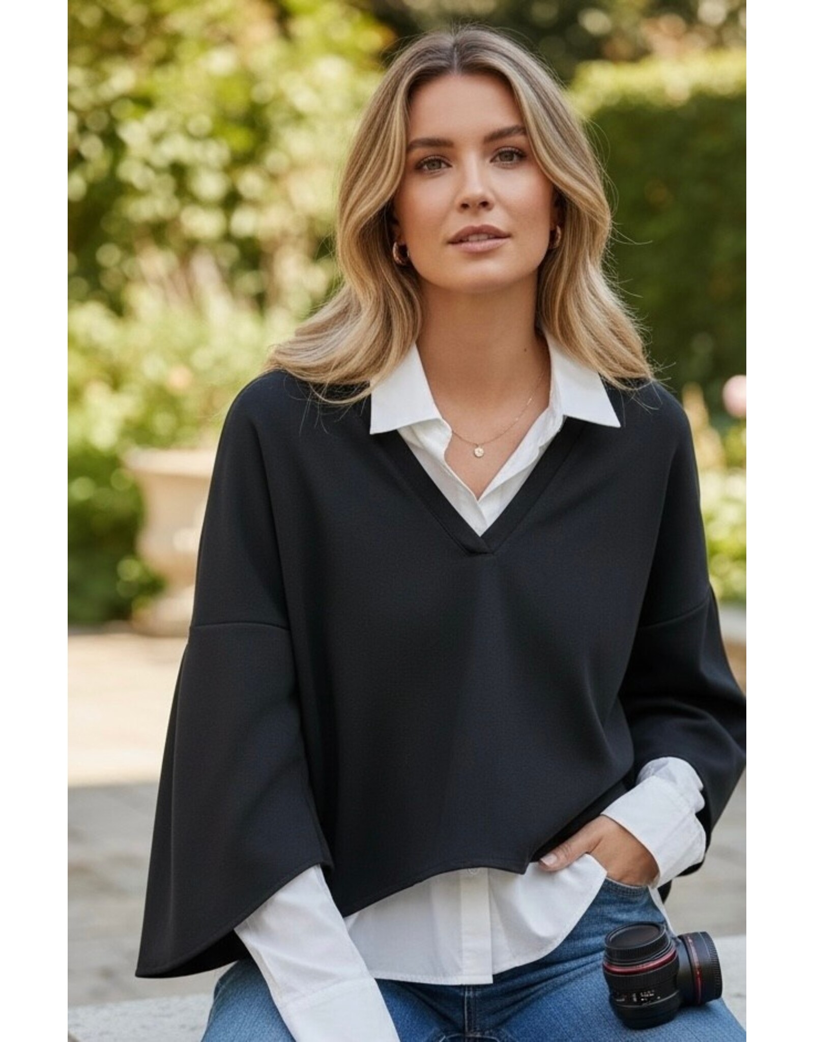 Allerlei Bloes Baronne donkerblauw