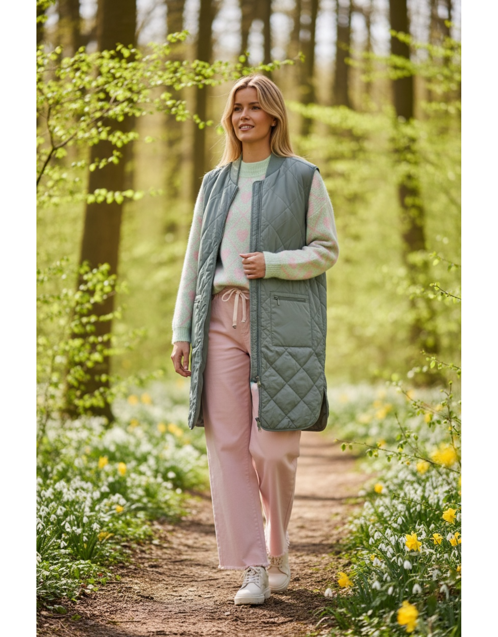 Zeze bodywarmer Chloe groen