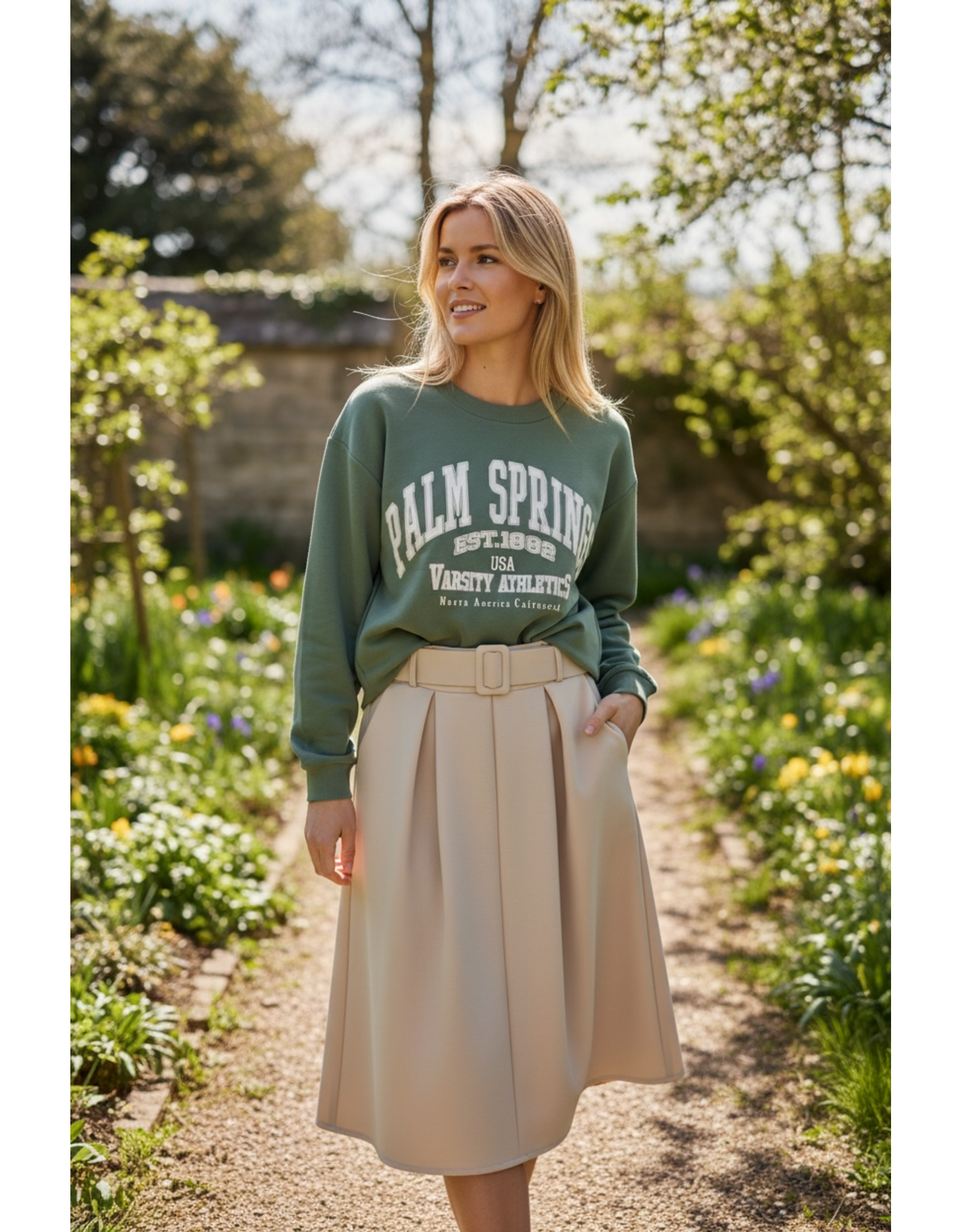 Brussel Rok Elise beige