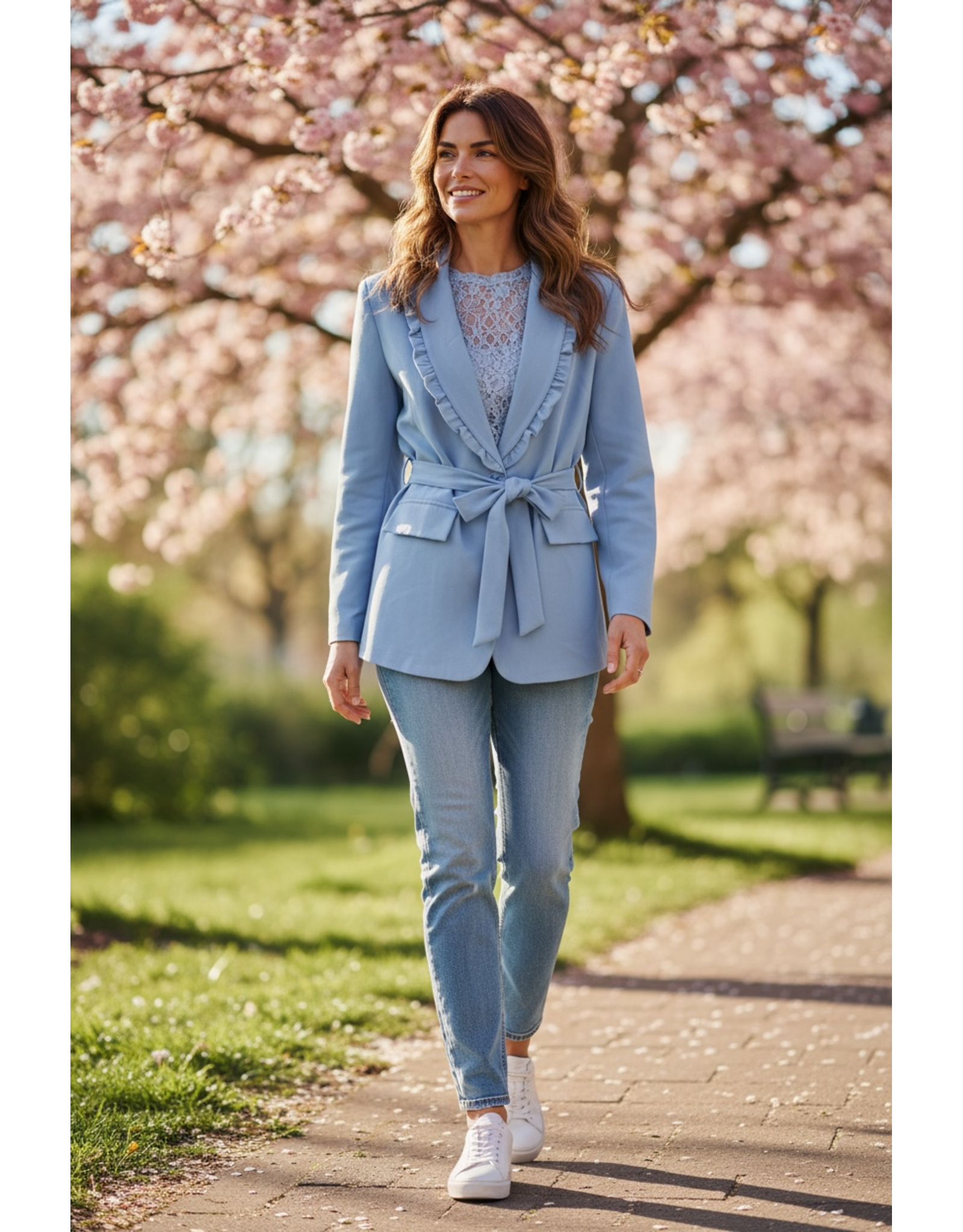 Italie Blzer Elara blauw