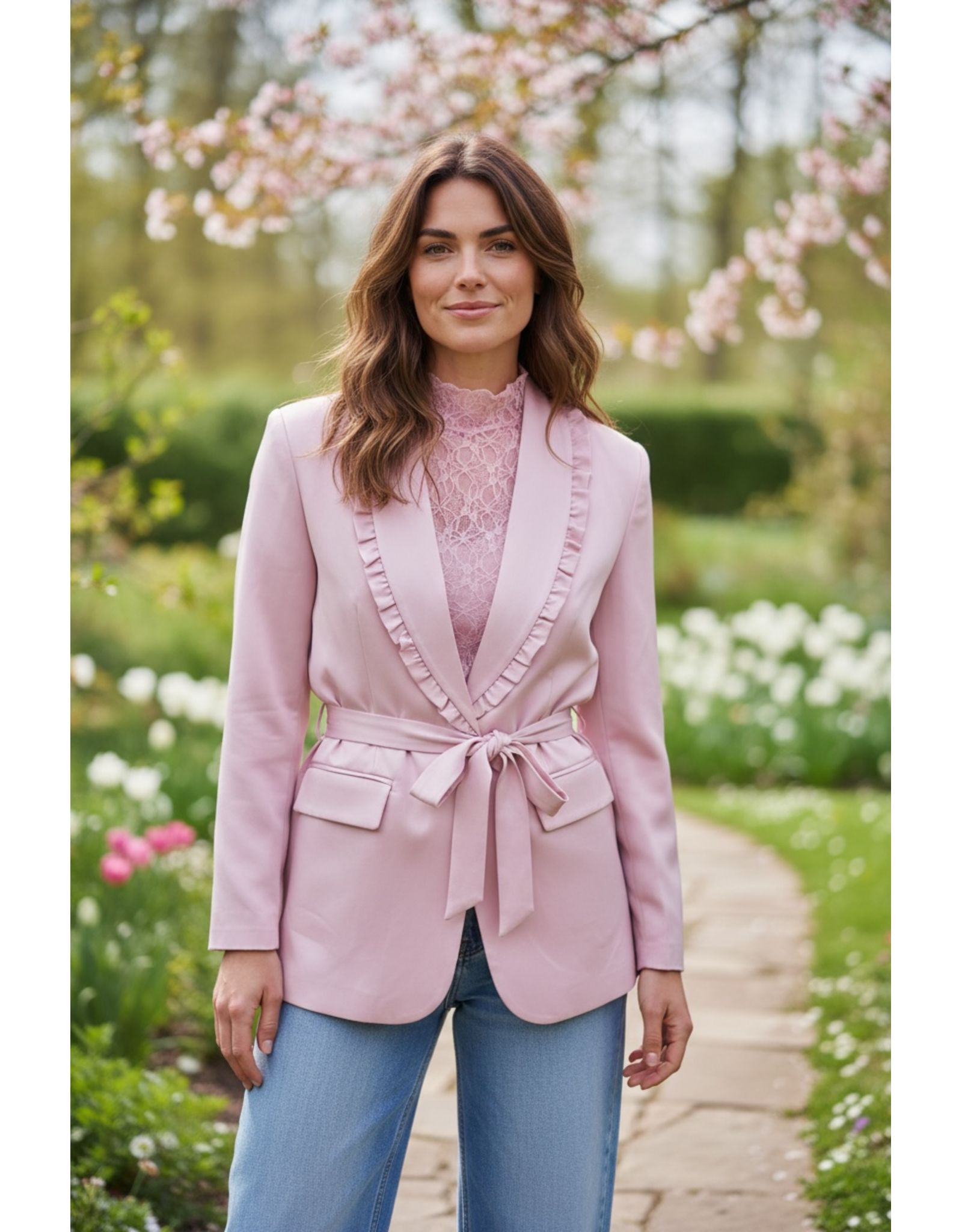 Italie Blazer/jas Elara roze