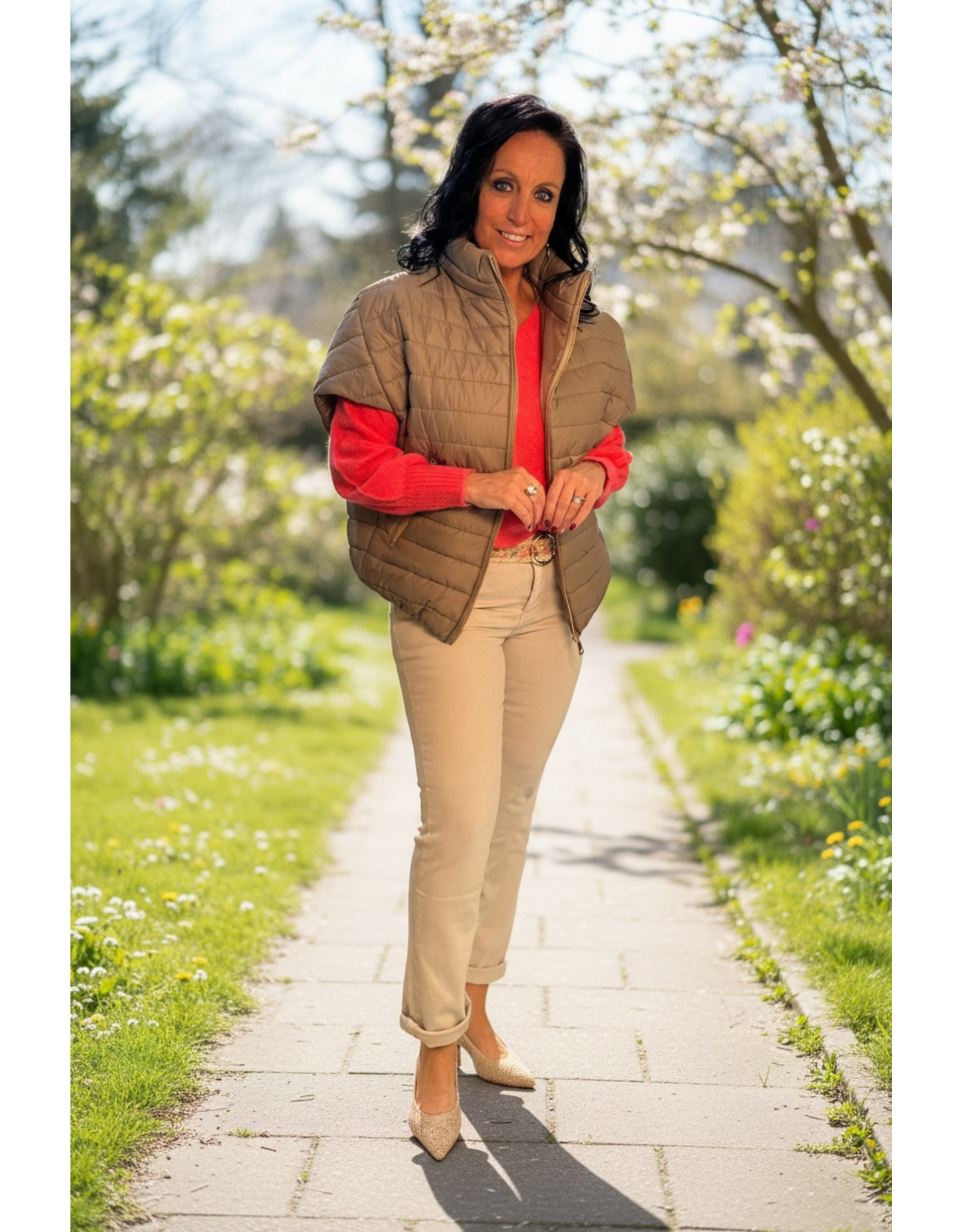 Allerlei Bodywarmer beige