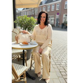 Italie Broek Ivory blossom