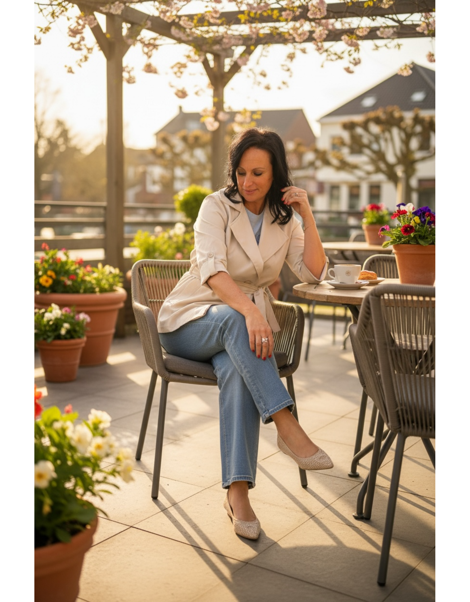 Italie Jas soft spring roze