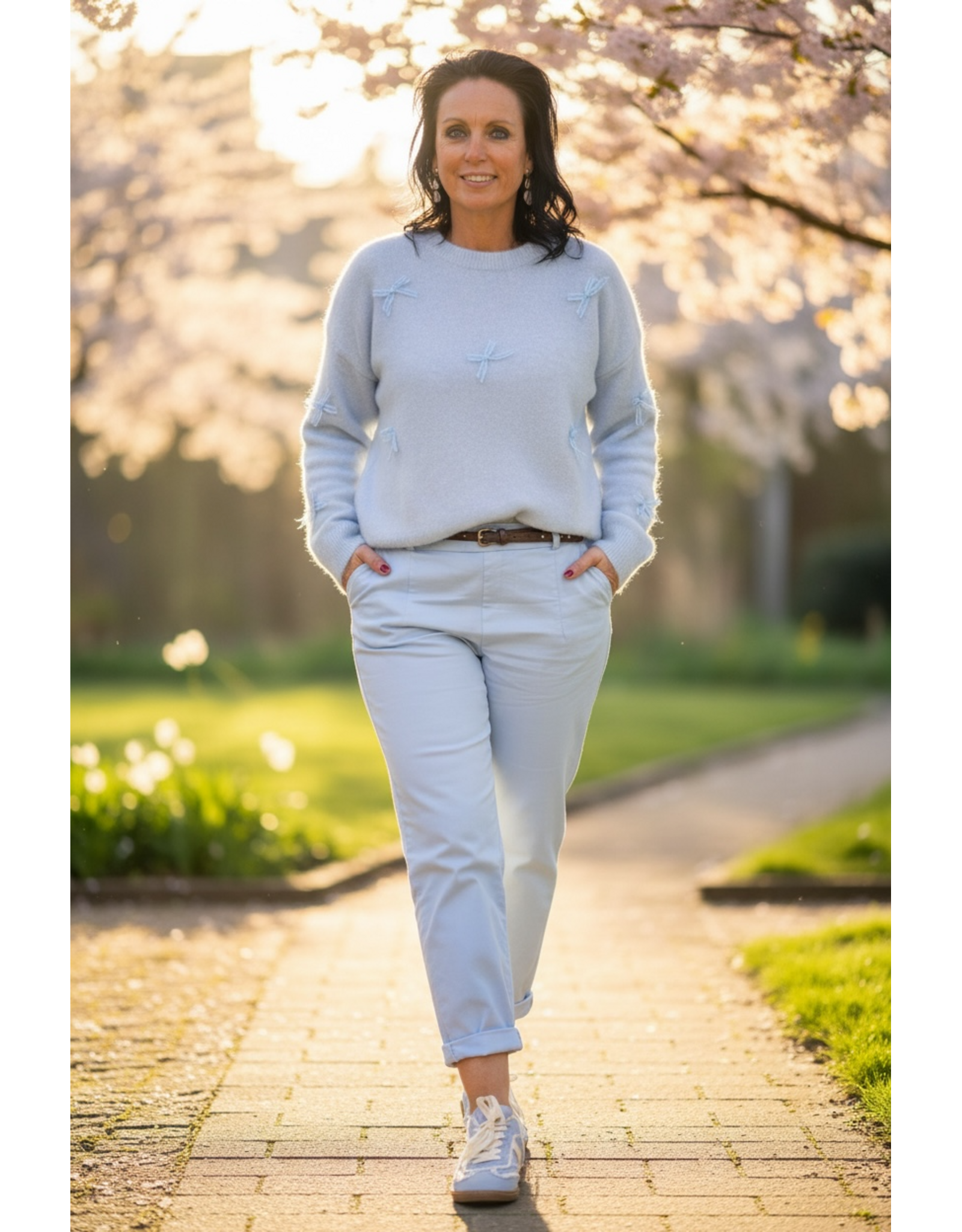 Italie Broek baggy sky breeze