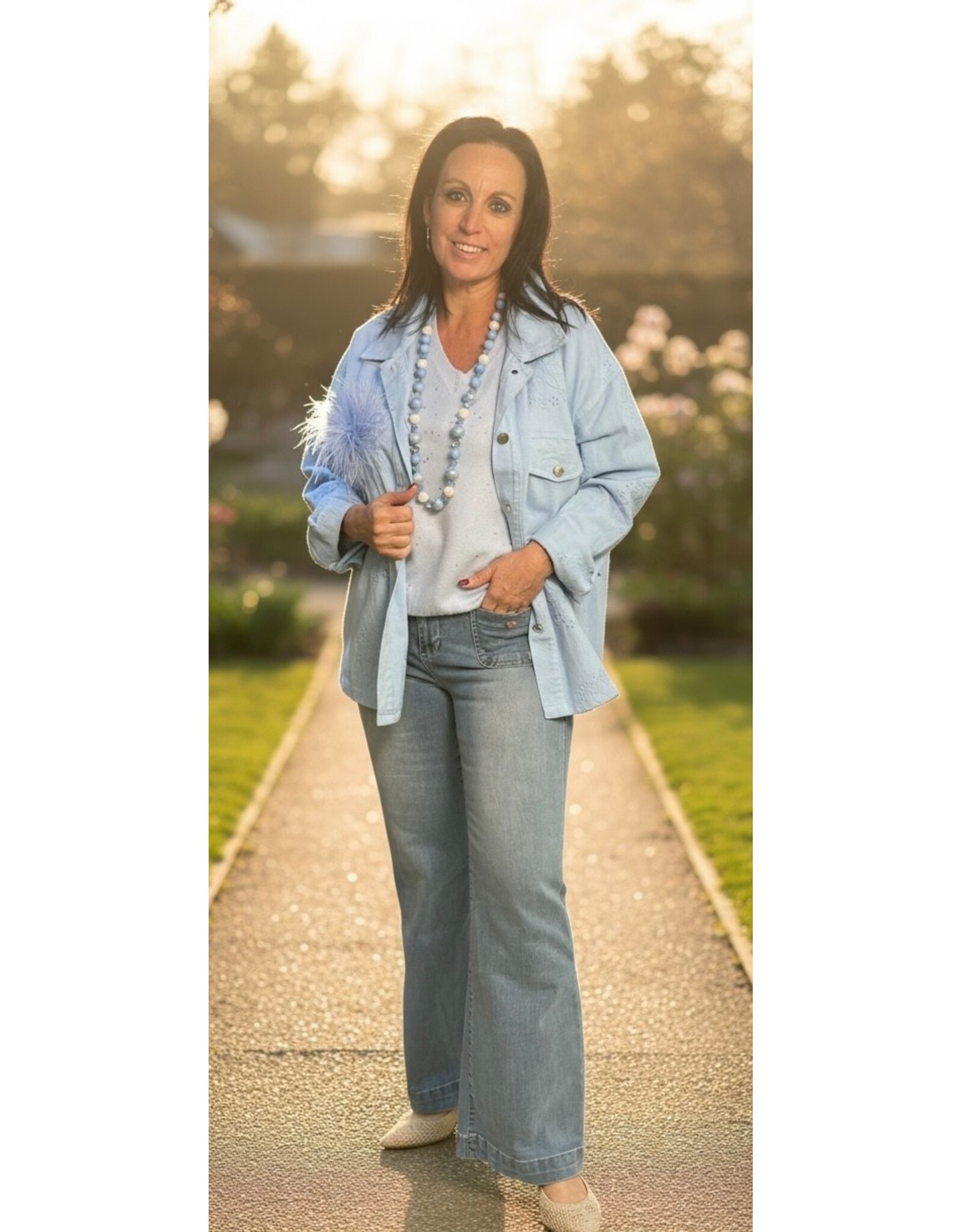 Italie Jas Celeste broderie