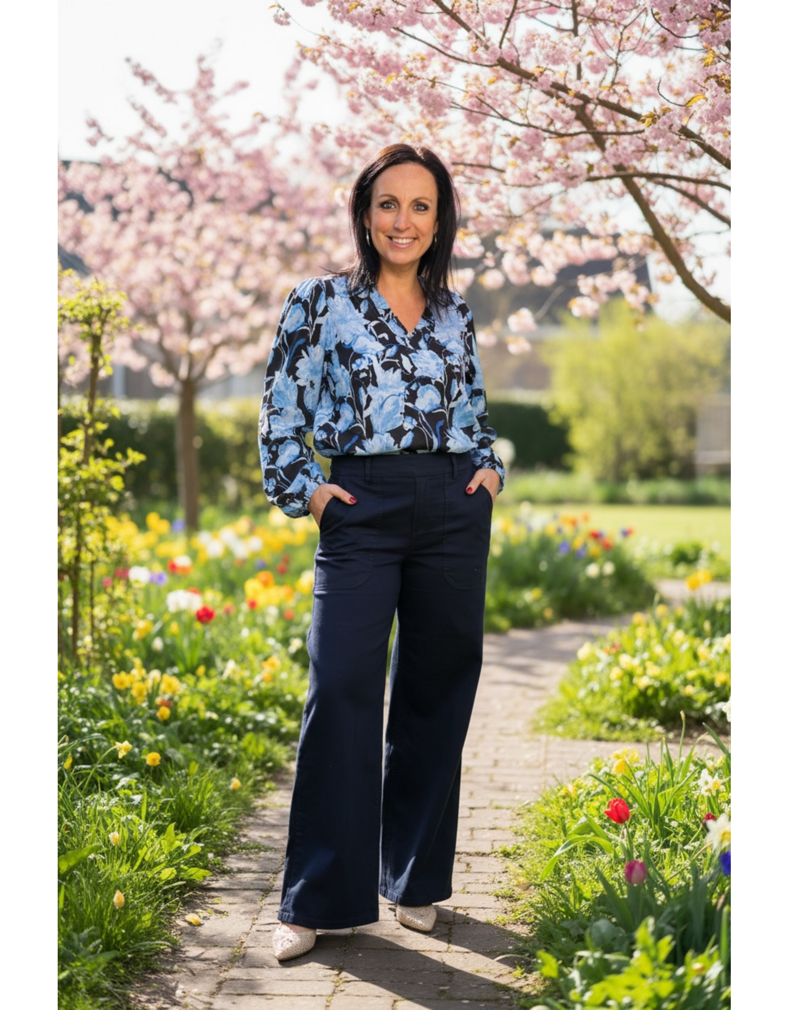 Kaffe Bloes Sasia blue snake flower