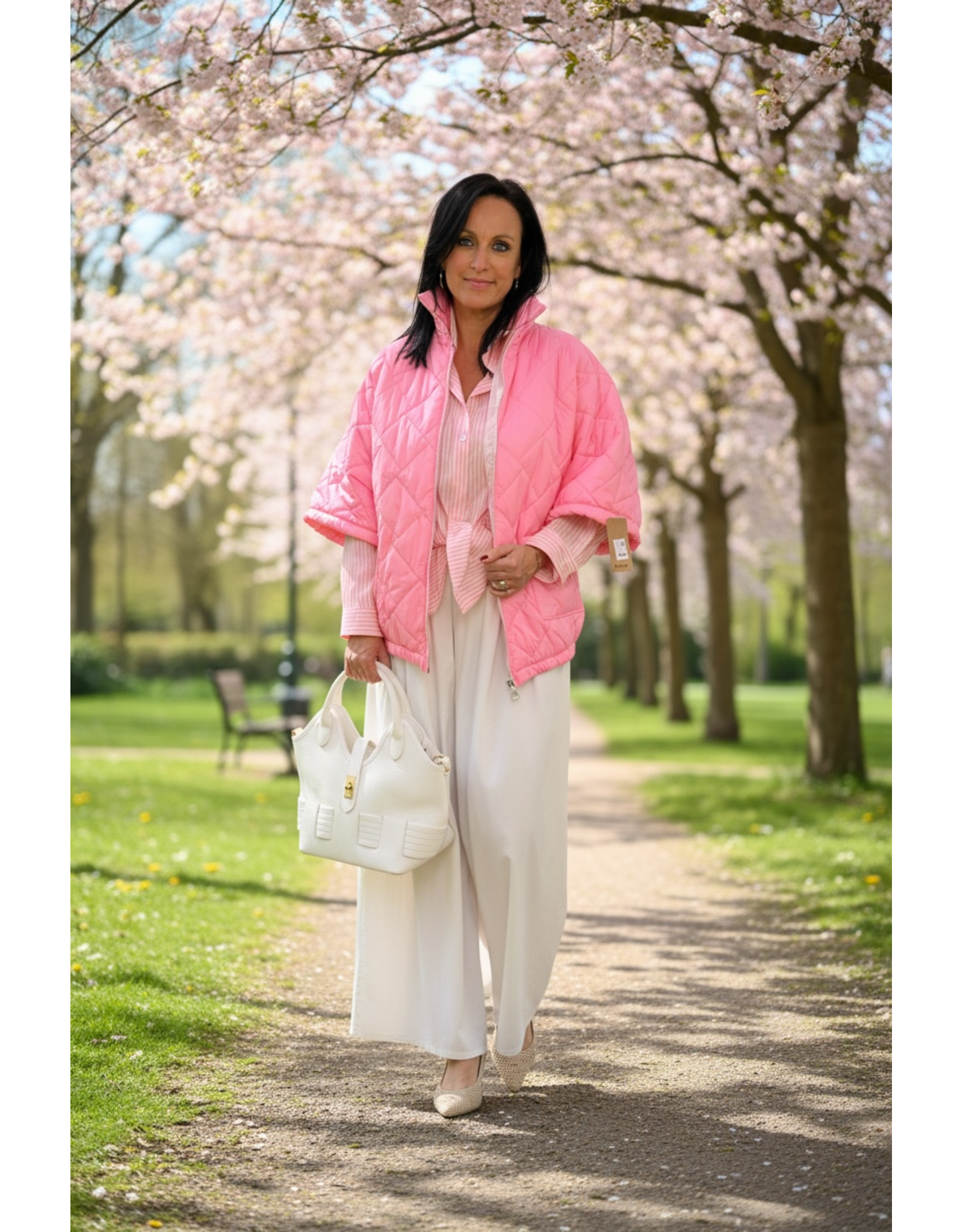 Italie Broek Aria wit