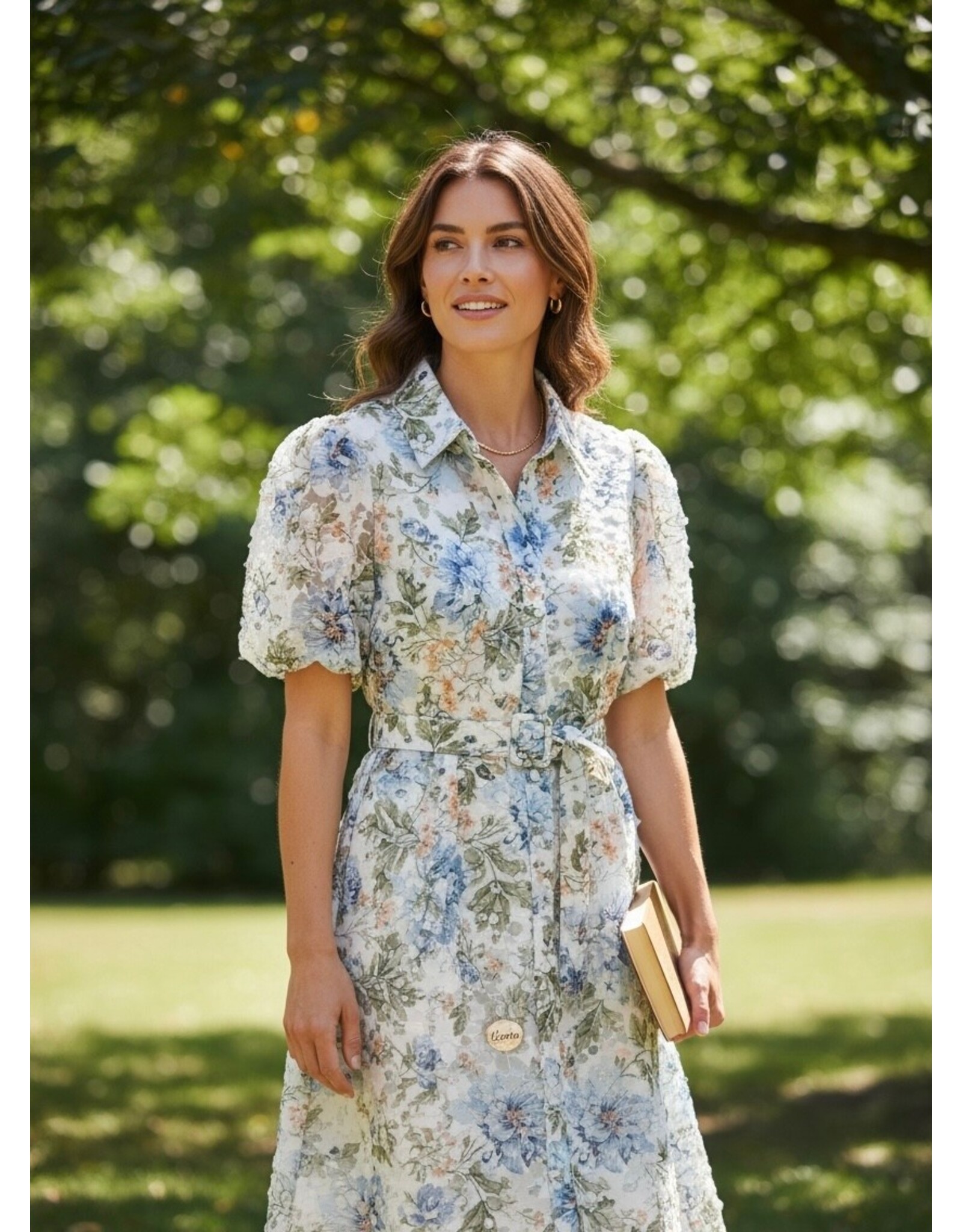 Italie Kleed blue garden