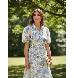 Italie Kleed blue garden