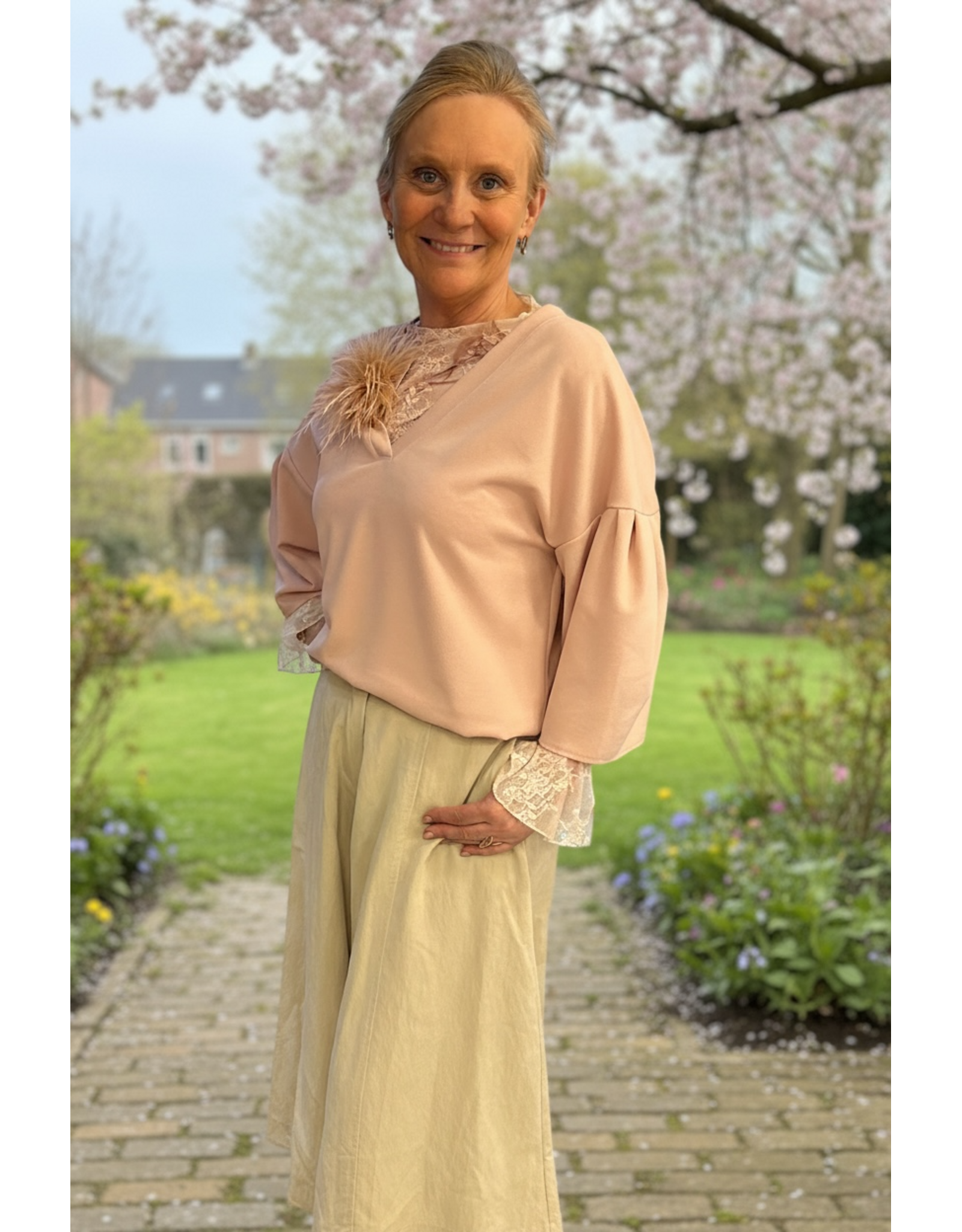 Allerlei Broek rok Pello beige