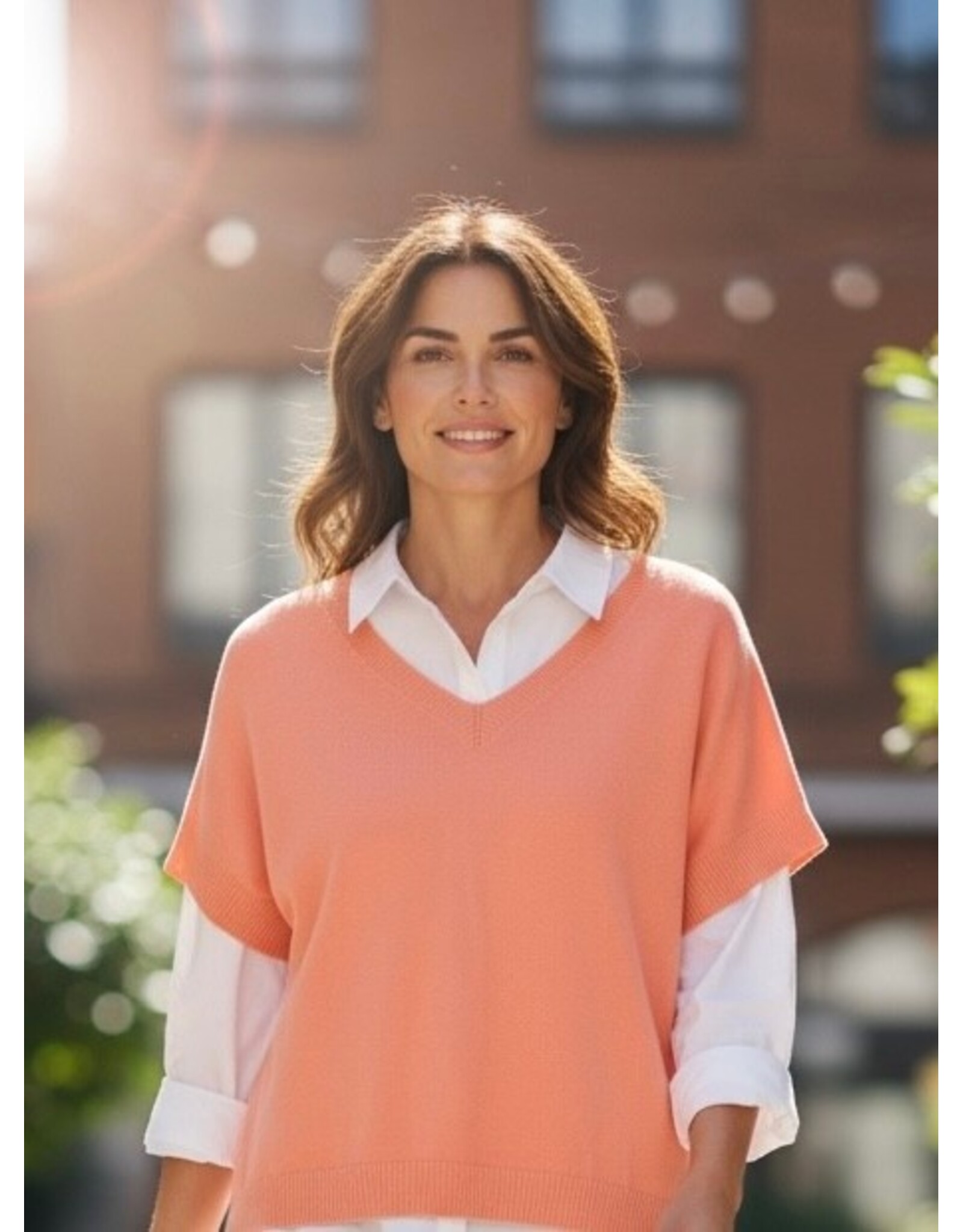 Brussel Gilet/Debardeur peach