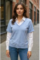 Brussel Gilet/debardeur Amelie blauw