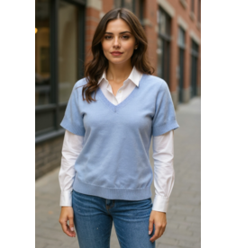 Brussel Gilet/debardeur Amelie blauw