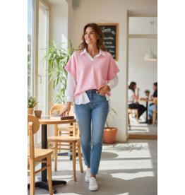 Brussel Gilet/Debardeur Amelie roze