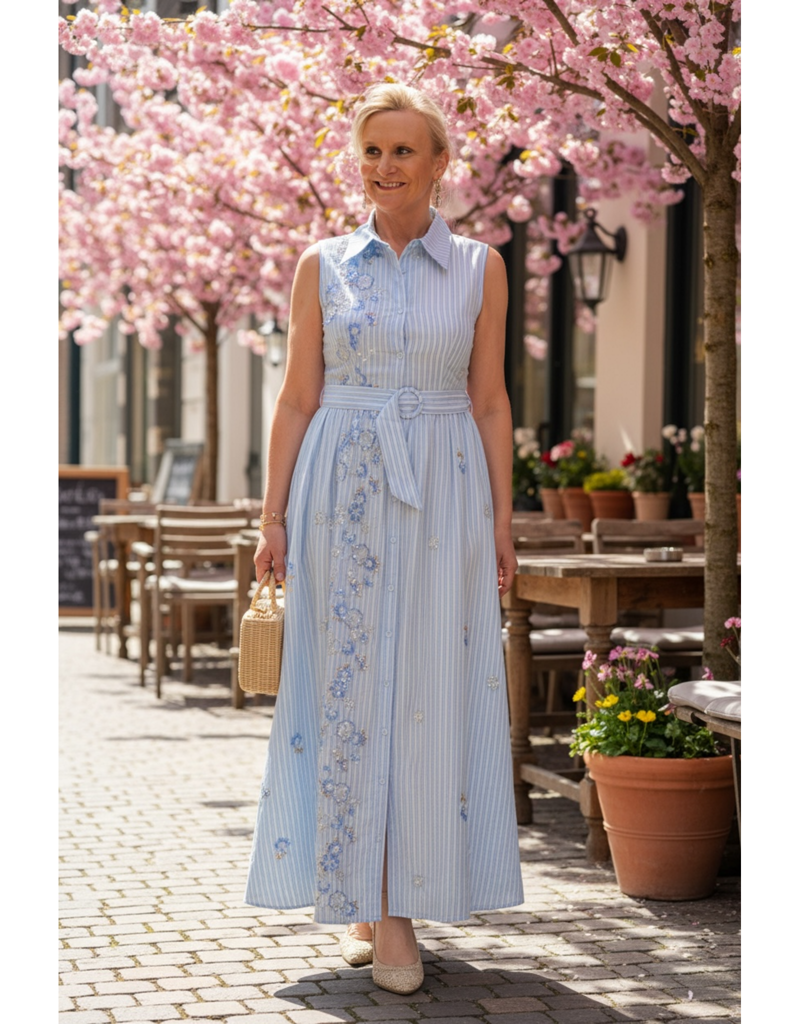 Italie Kleed Azure pearl