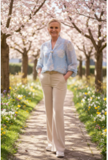 Italie Broek Feline beige