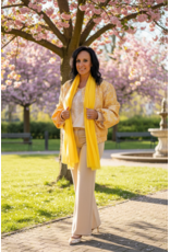 Italie Jas pearl blossom geel