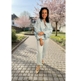 Italie Jas pearl blauw