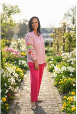 Italie Broek city chic fushia