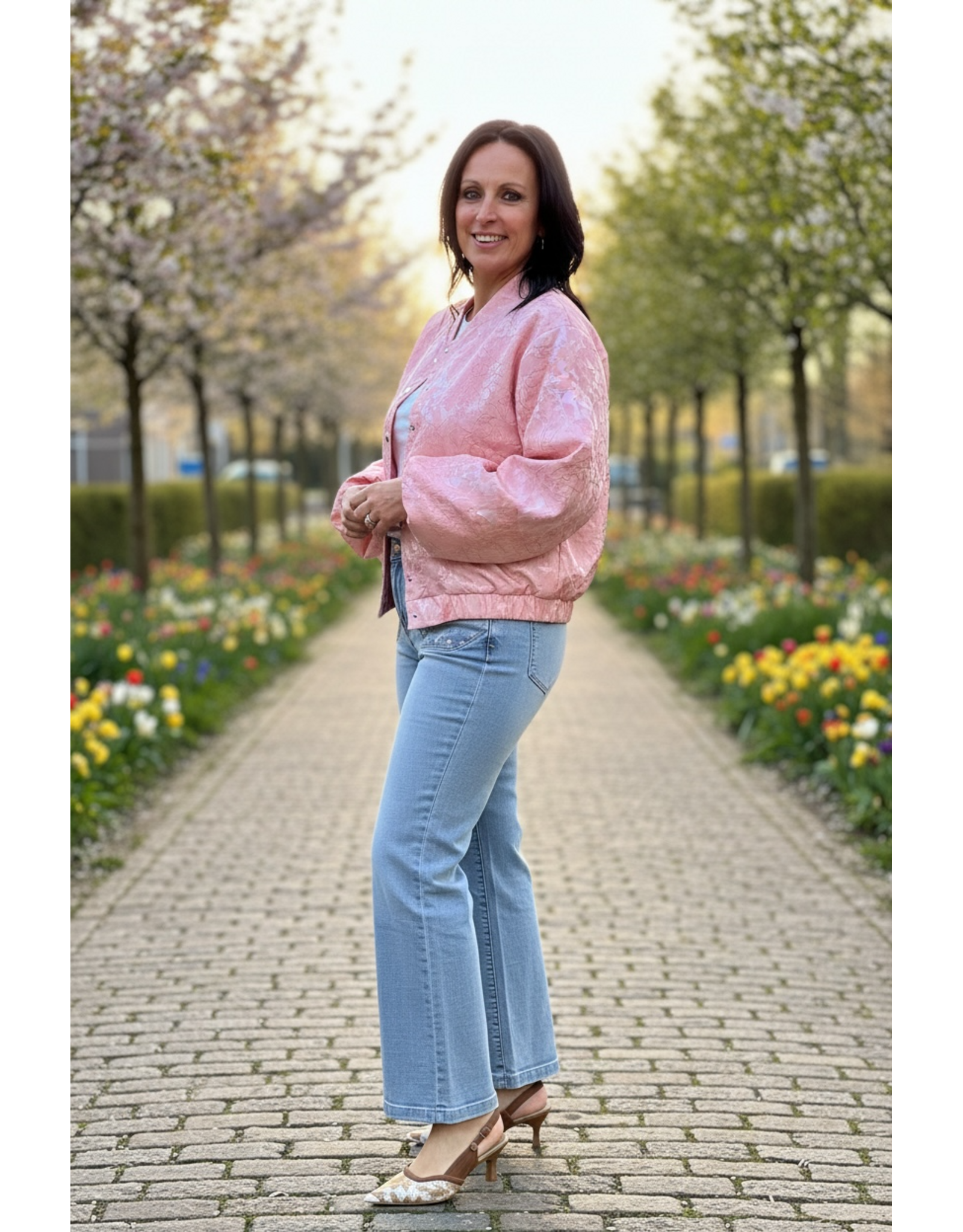 Italie Jas pearl roze